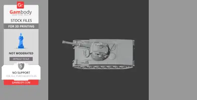Panzer 61 tank - Tank Model STL