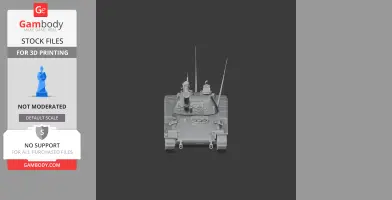 Panzer 61 tank - Tank Model STL