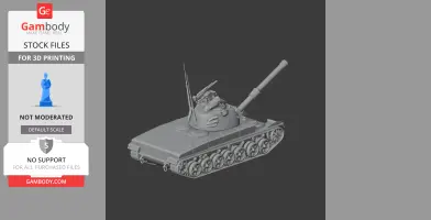 Panzer 61 tank - Tank Model STL
