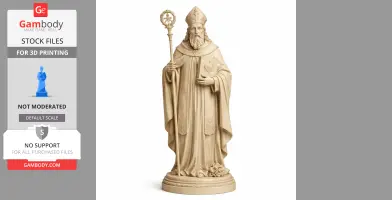 Saint Augustinians - Devotional Statue - STL 3D Print
