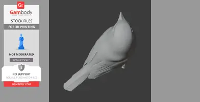Barred becard - Prehistoric Animal STL