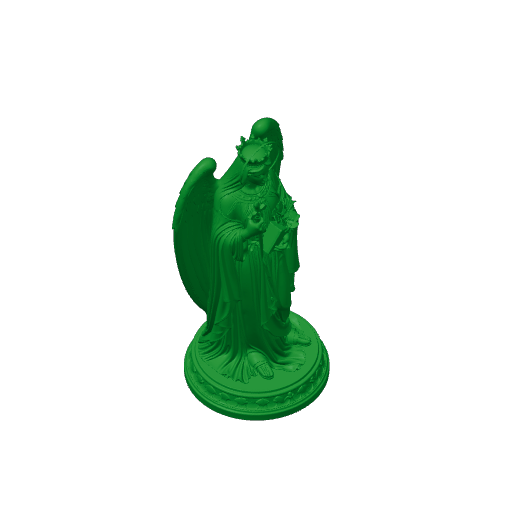 Saint Aurea of Paris - Devotional Statue.3mf