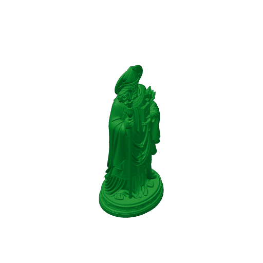 Saint Aurelian of Limoges - Devotional Statue.3mf