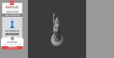 Saint Aurelian of Limoges - Devotional Statue - STL 3D Print