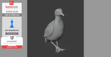 Barred buttonquail - Prehistoric Animal STL