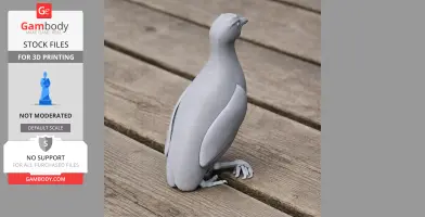 Barred buttonquail - Prehistoric Animal STL