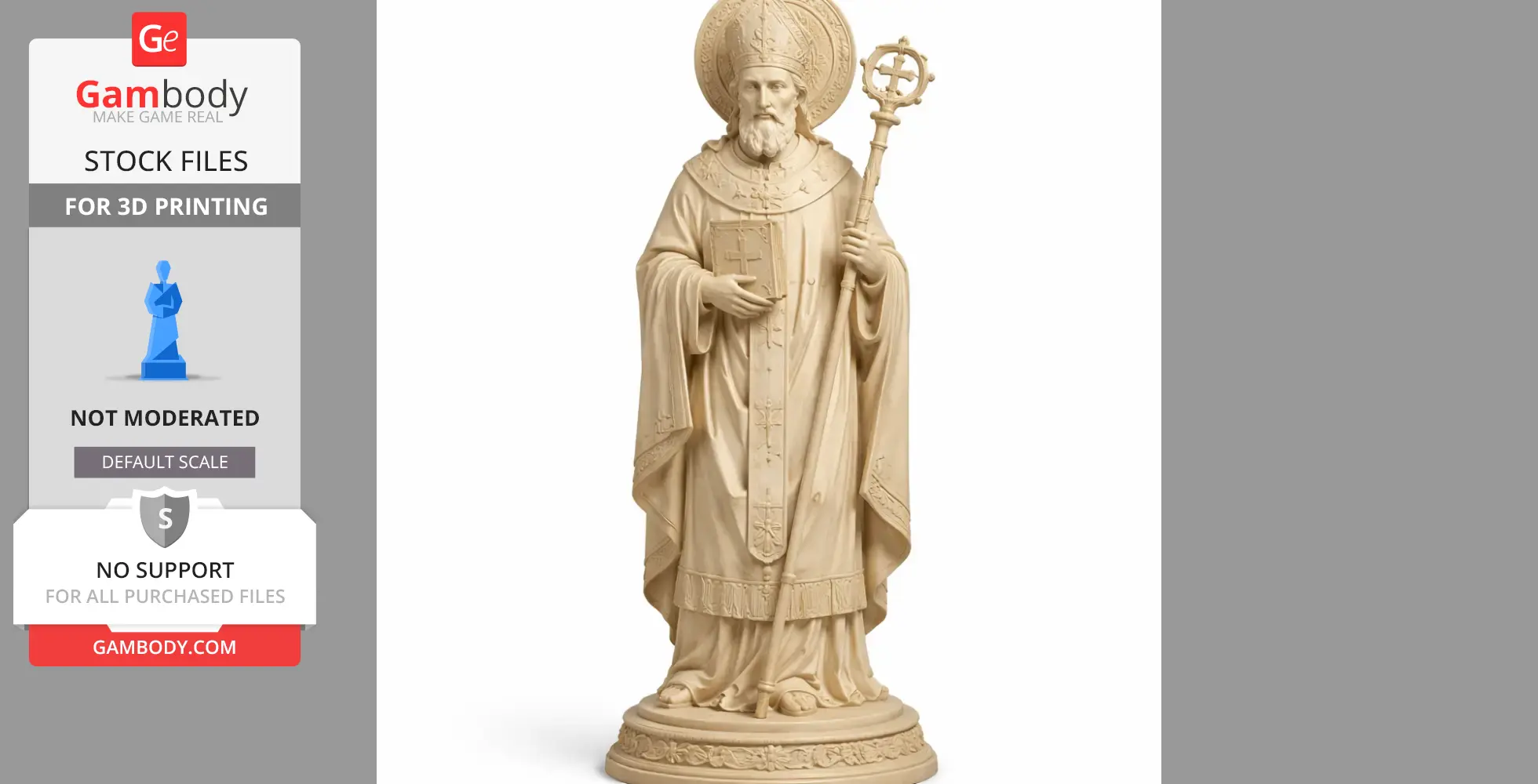 Saint Aurelius of Carthage - Devotional - STL 3D Print