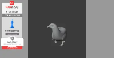 Barred cuckoo-dove - Prehistoric Animal STL