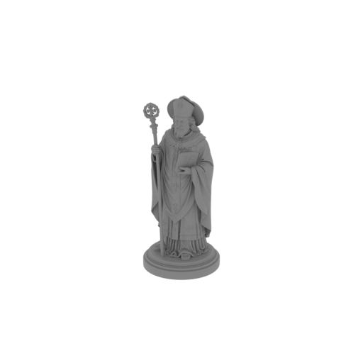 Saint Auspicius of Trier - Devotional Statue.stl