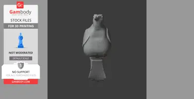 Barred cuckooshrike - Prehistoric Animal STL
