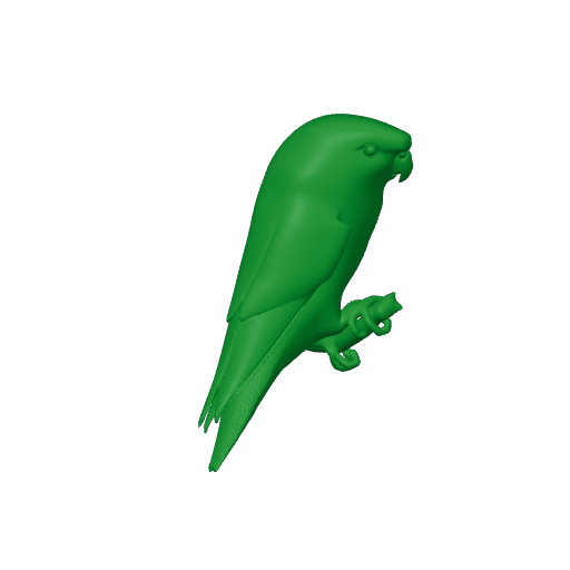 Barred parakeet.3mf