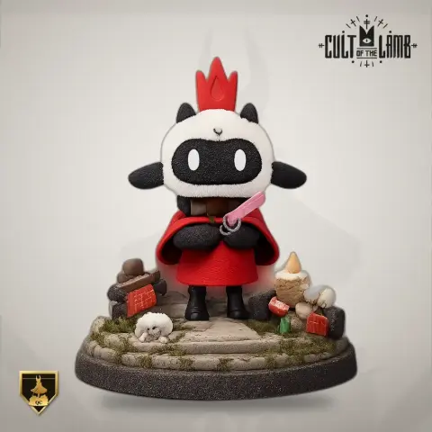 The Lamb - Cult of the Lamb - Character Figure STL