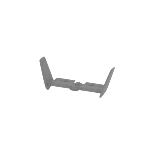 Rattler -Tailfin Horizontal.stl