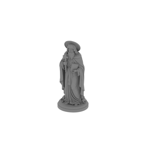 Saint Auxentius of Bithynia - Devotional Statue.stl