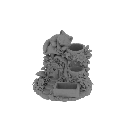 Orange Cat Organizer STL.stl