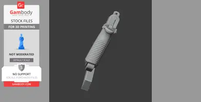 A 3D model of a Colt Mustang XSP gun, designed as a cosplay prop for 3D printing.