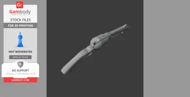 3D model of a Colt Single Action Army revolver for cosplay, designed for 3D printing.
