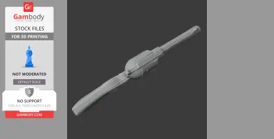A 3D model of a Colt Single Action Army revolver prop for cosplay, viewed from the side.