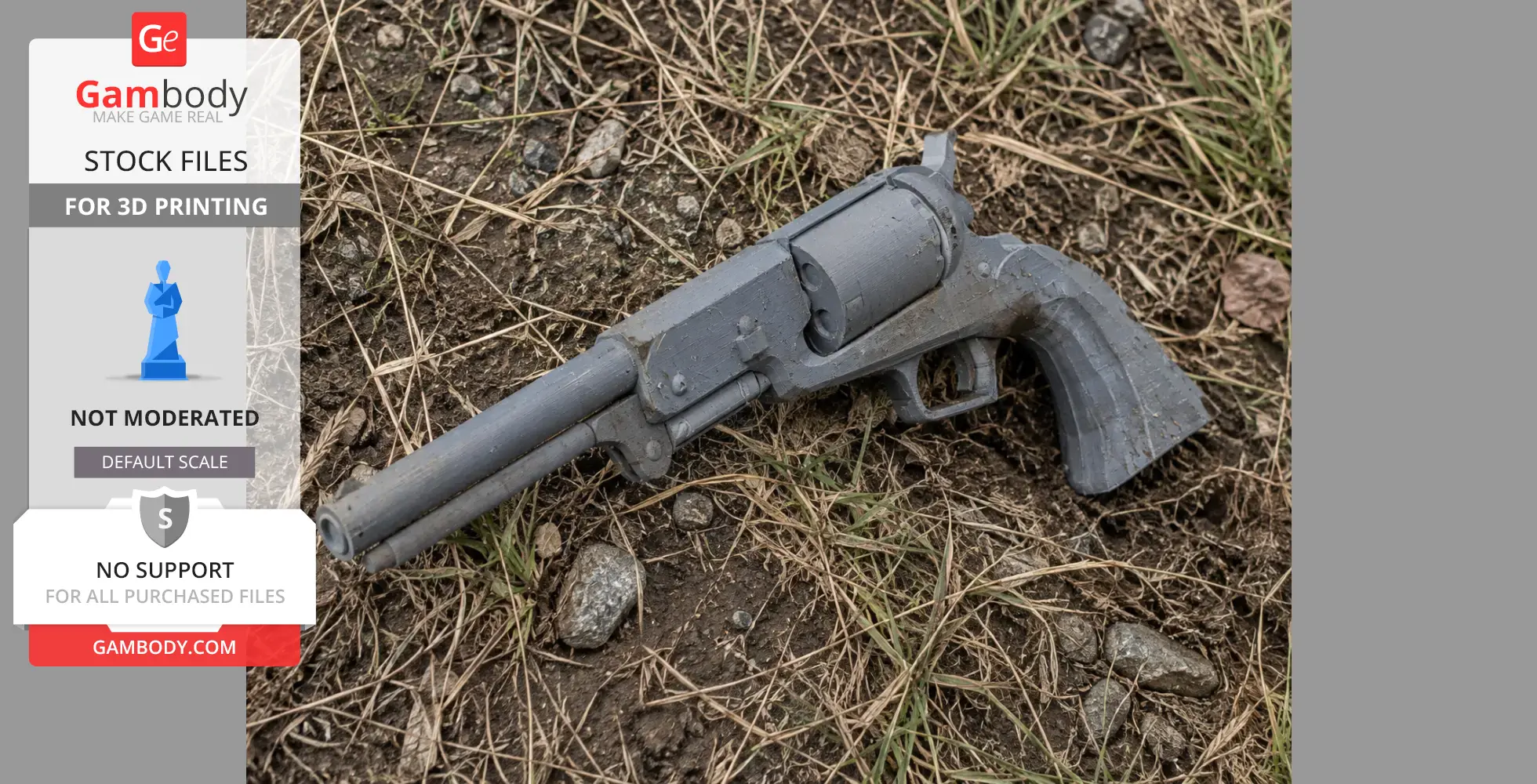 Colt Walker - Cosplay Prop STL