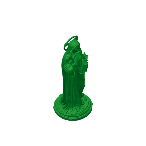 Saint Balbina of Rome - Devotional Statue.3mf