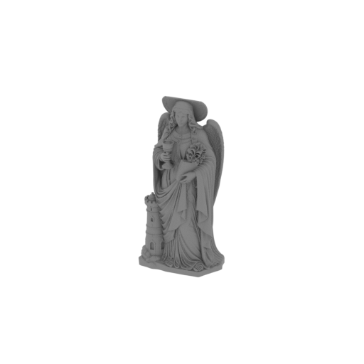 Saint Barbara - Devotional Statue.stl