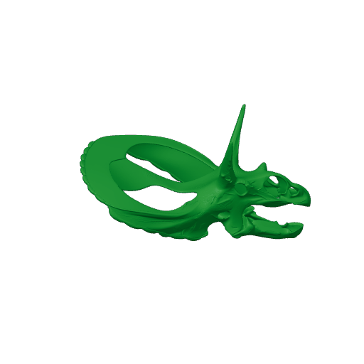 Lepidocheirosaurus Skull.3mf