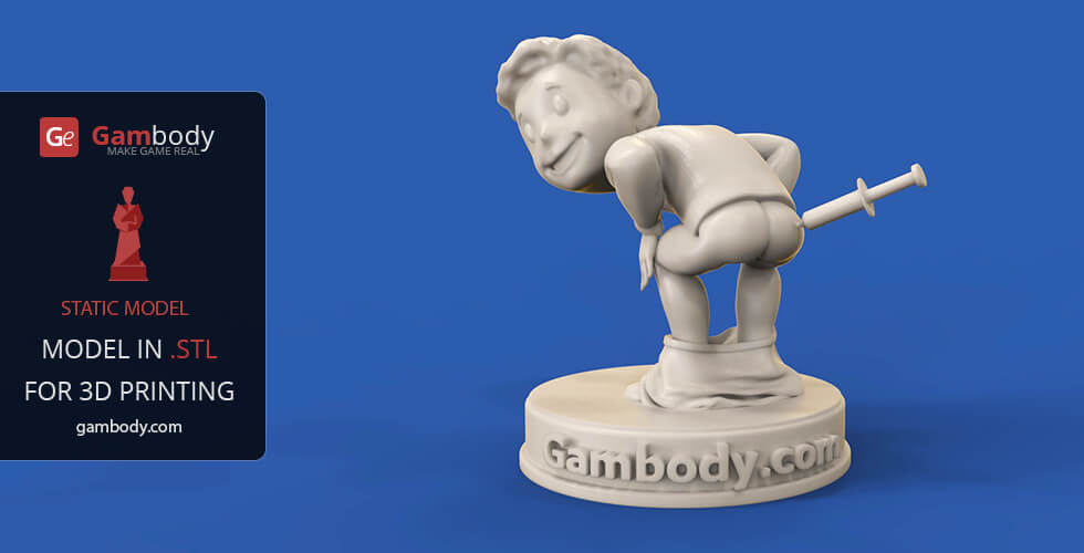 Buy Vault Boy 3D Printing Model | Static Model