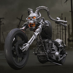 preview of Devil Chopper 3D Printing Model | Assembly