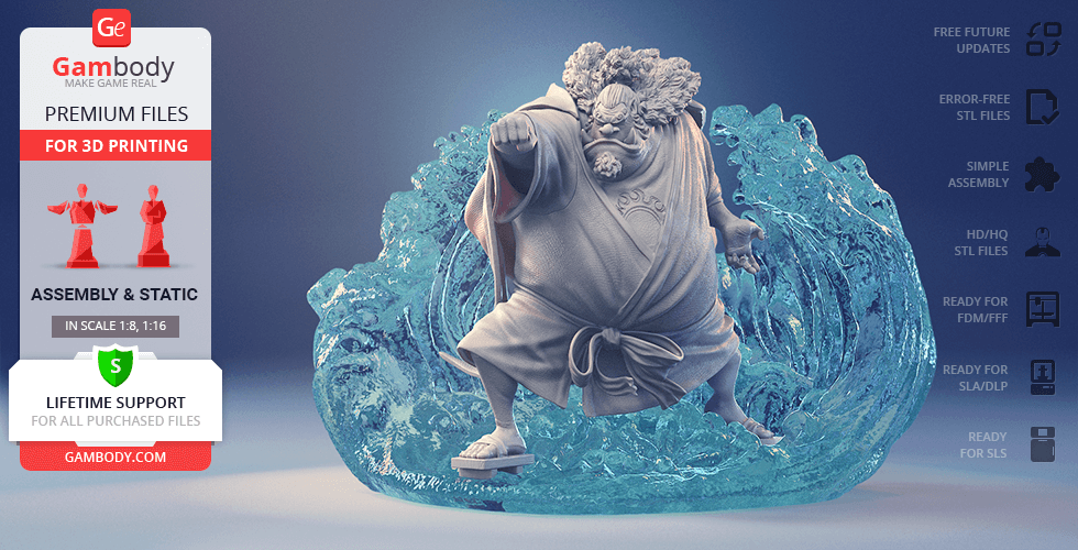 Buy Jinbe 3D Printing Figurine | Assembly