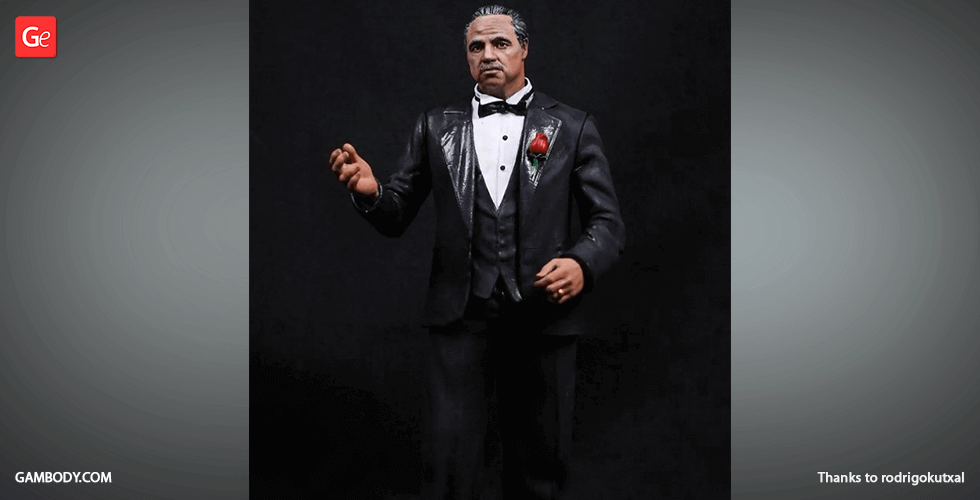 Buy The Godfather 3D Printing Figurine | Assembly