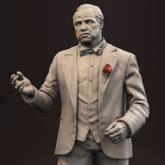 preview of The Godfather 3D Printing Figurine | Assembly