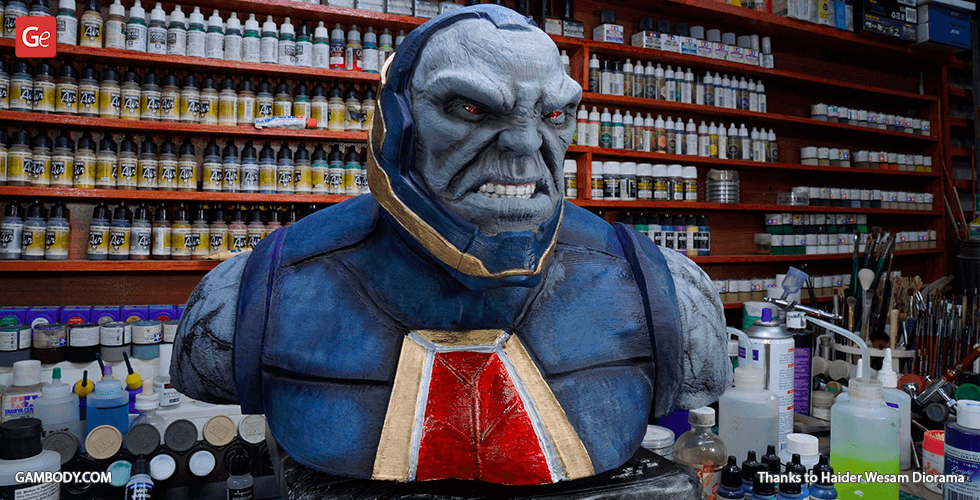 Buy Darkseid Bust 3D Printing Figurine | Assembly