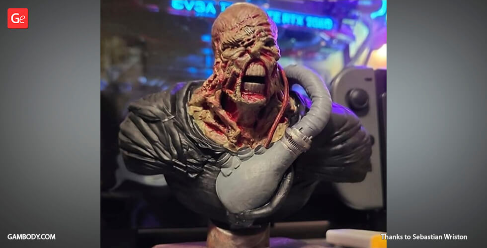 Buy Nemesis Bust 3D Printing Figurine | Assembly