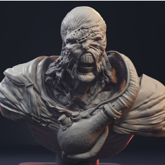 preview of Nemesis Bust 3D Printing Figurine | Assembly
