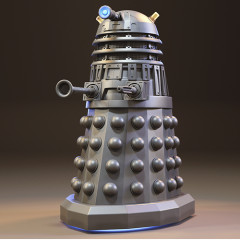 preview of Dalek 3D Printing Model | Assembly + Action