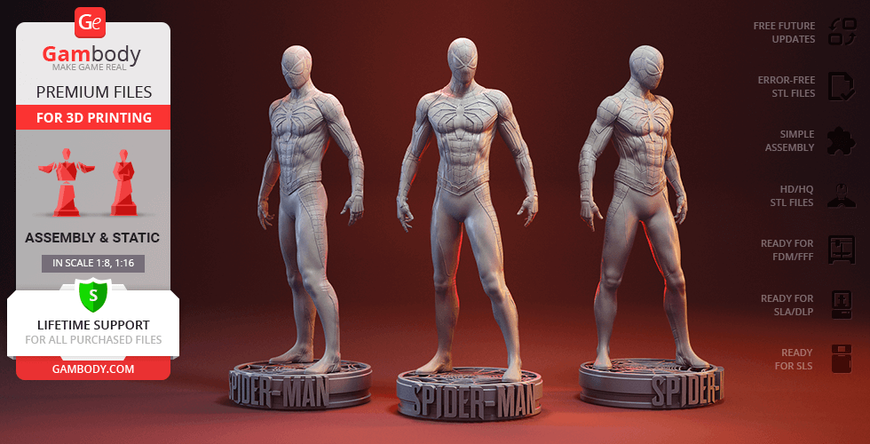 3D file THE AMAZING SPIDERMAN 3D PRINTING MODEL STL 🦸‍♂️・Design to download  and 3D print・Cults