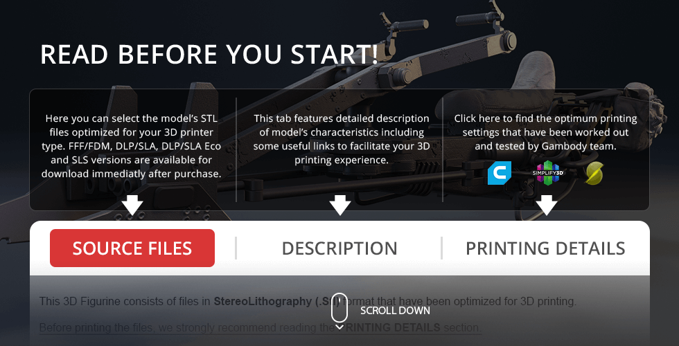 Text overlay on a Mandalorian Speeder Bike 3D model with file and printing details.
