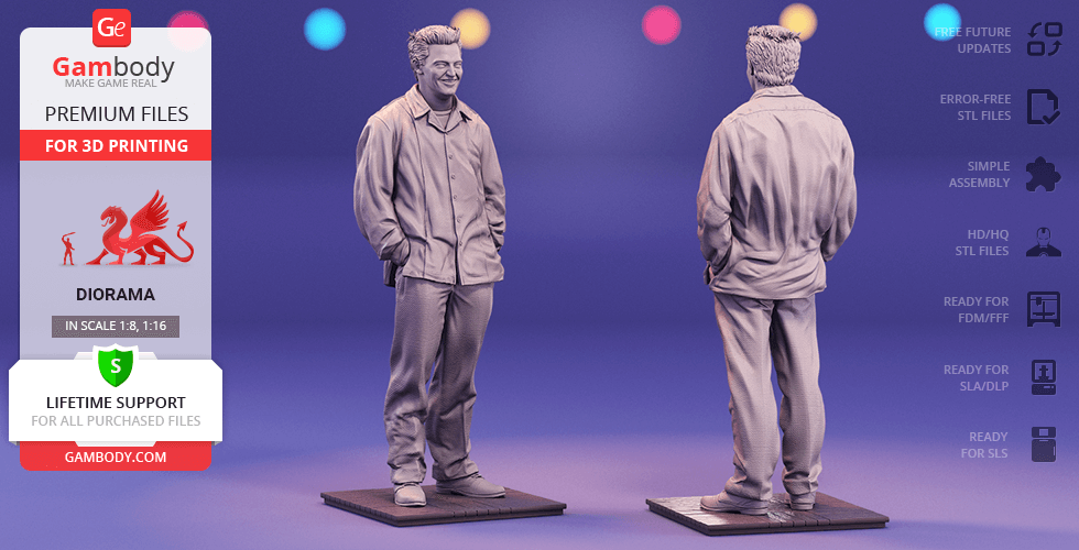 Buy Chandler Bing 3D Printing Figurine | Assembly