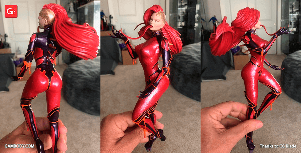Buy Crimson: The Pseudoverse Series 3D Printing Figurine | Assembly