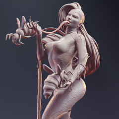 preview of Crimson: The Pseudoverse Series 3D Printing Figurine | Assembly