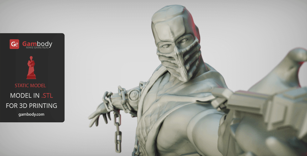 STL file scorpion mortal kombat 3 ultimate 🦂・3D printing design to  download・Cults