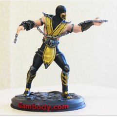 preview of Scorpion  Mortal Kombat 3D Print Model | Static Figure 