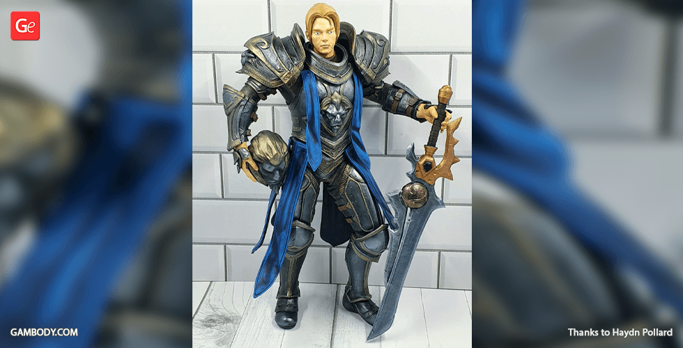 Buy Anduin Wrynn 3D Printing Figurine | Assembly