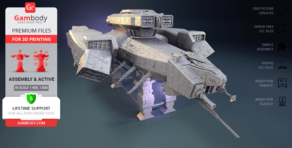 Buy USCSS Nostromo 3D Printing Model | Assembly