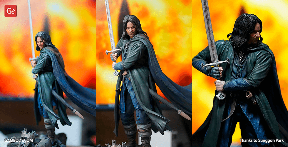 Buy Aragorn 3D Printing Figurine | Assembly