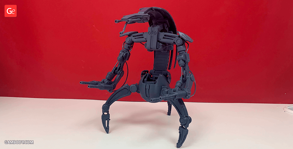Buy Droideka 3D Printing Model | Assembly + Action