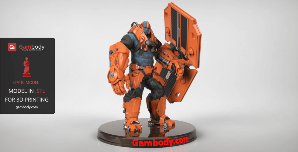 Buy Paragon Steel 3D Printable Design | Static Figure 