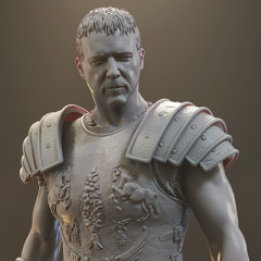 preview of Gladiator Maximus 3D Printing Figurine | Assembly