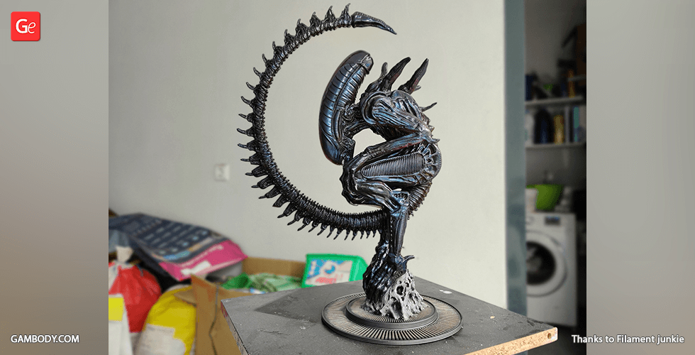 Buy Alien Birth 3D Printing Figurine | Assembly