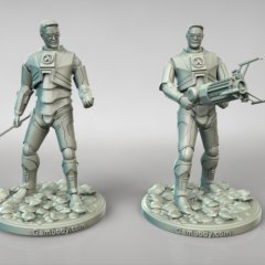 preview of Gordon Freeman 3D Printing Figurines | Static